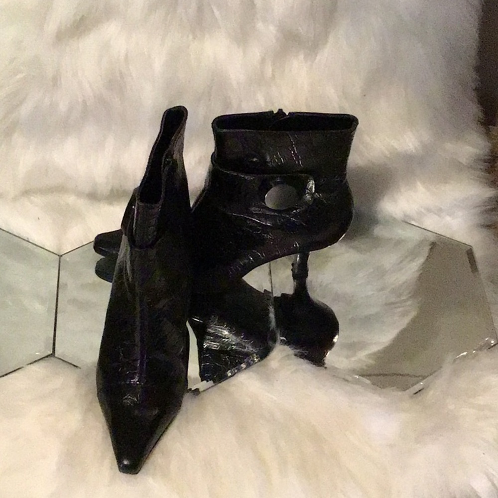 ✨ANTONIO✨MELANI✨BLK✨ ✨LEATHER✨POINTED✨TOE✨BOOTS